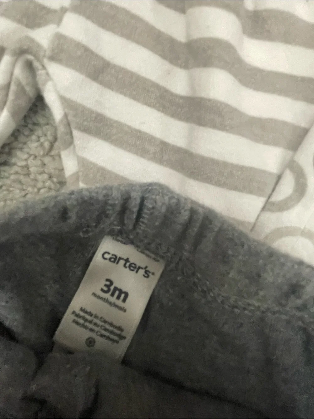 Carter's Dark Gray Baby Hat